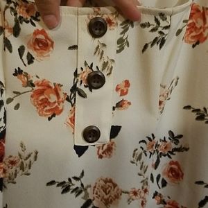Rue21 Tops - Floral one piece bodysuit Rue21 Tops - Floral one piece bodysuit